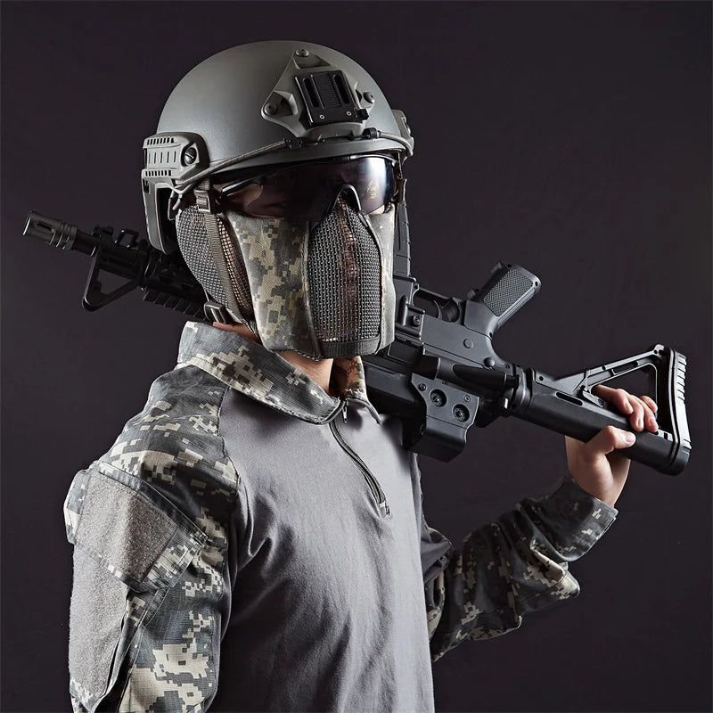 Taktische Halbgesichts-Airsoft-Maske