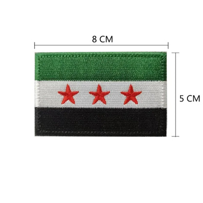 Syrische Flaggen-Patches Armband